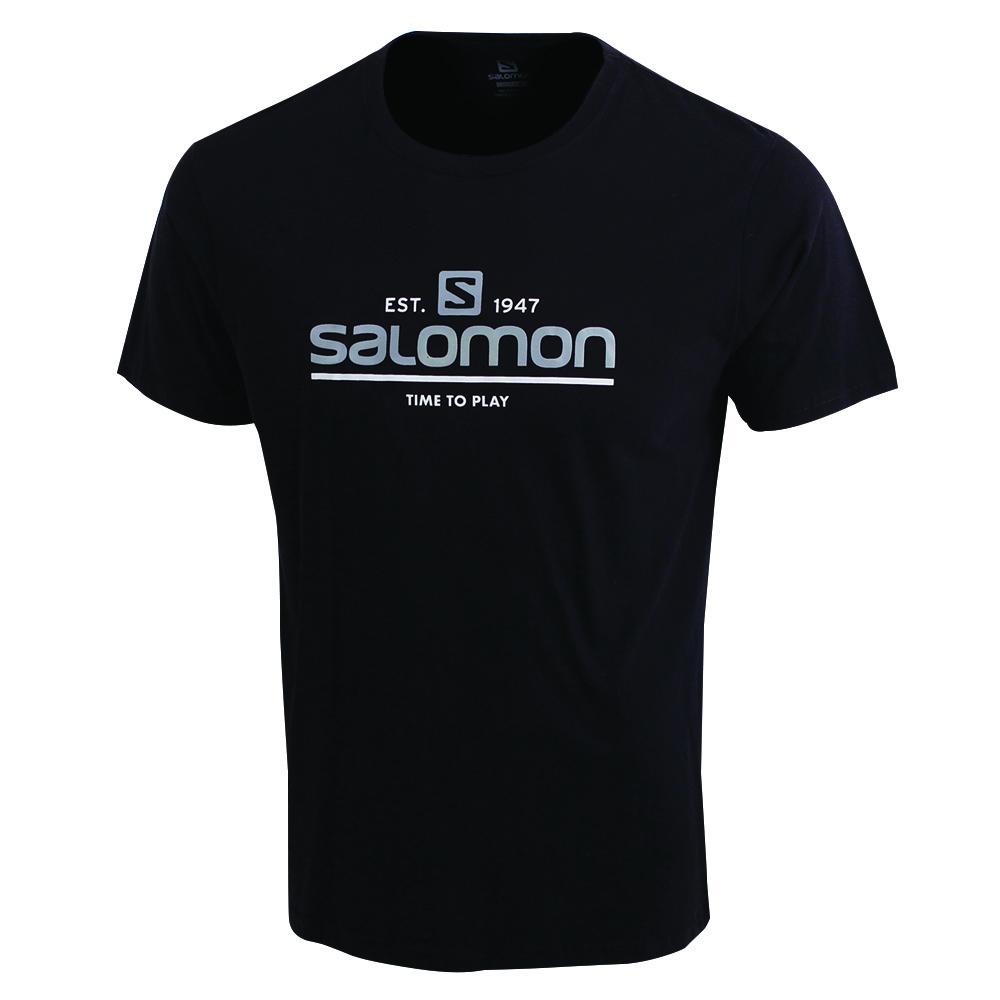 Salomon Singapore Kids T-shirts - TIME TO PLAY SS B Black | 36051-YDAP